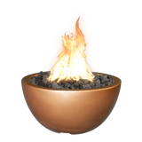 The Outdoor Plus Luna Concrete Fire Pit plus Free Cover