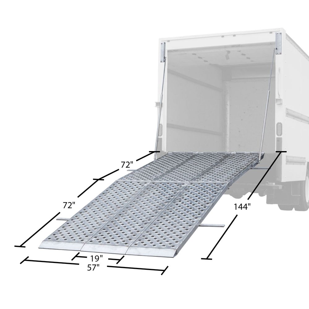 Folding Ramp System for Box Trucks – 2 Sizes