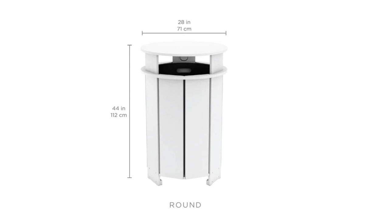Ledge Lounger Mainstay Trash Bin
