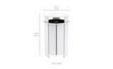 Ledge Lounger Mainstay Trash Bin