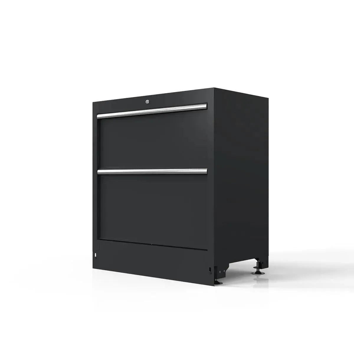 Boxo 34" 2 Drawer Cabinet w/o Alu. Trims