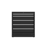 Boxo 34" 5 Drawer Cabinet w/o Alu. Trims