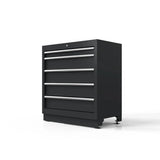 Boxo 34" 5 Drawer Cabinet w/o Alu. Trims