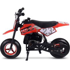 MotoTec Supermoto 50cc 2-Stroke Kids Gas Dirt Bike