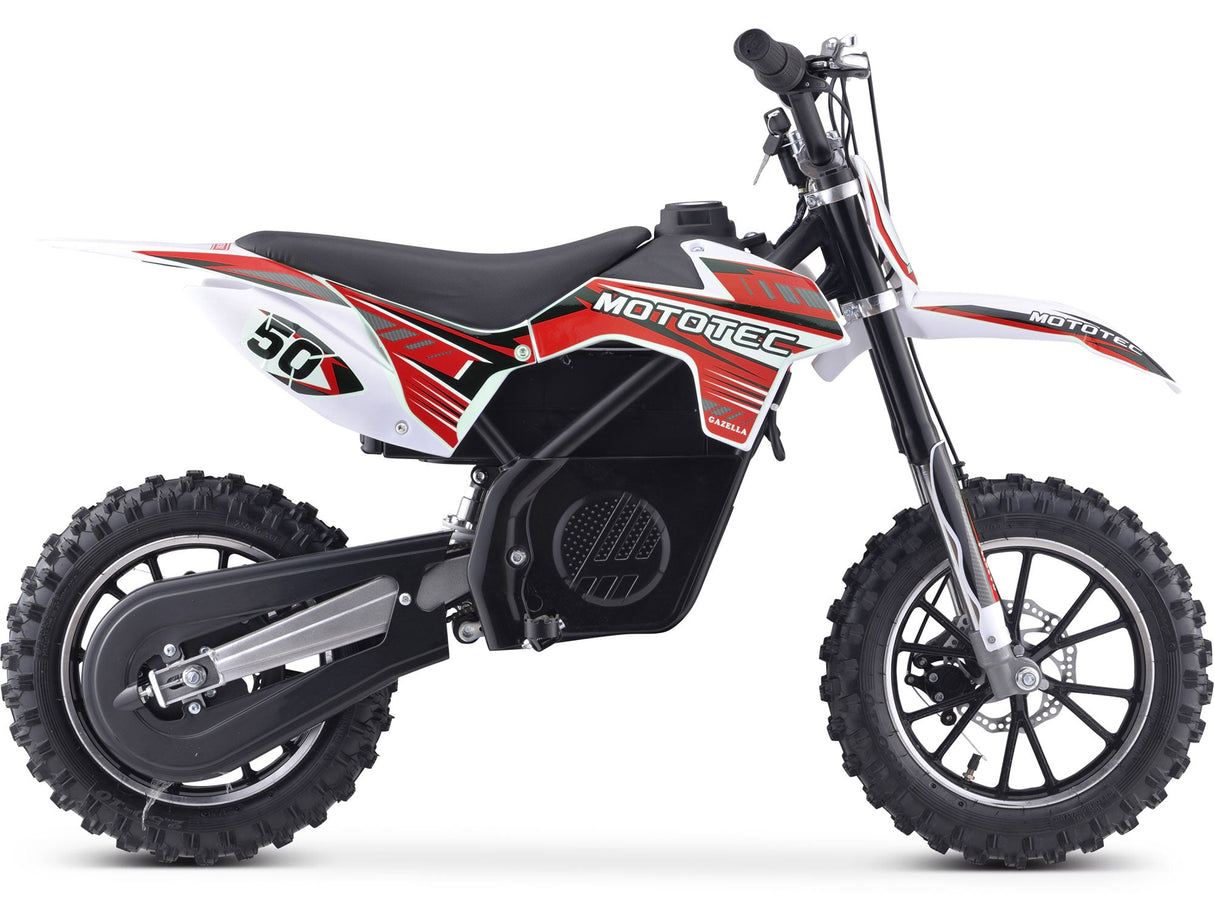 MotoTec Gazella 24V/12Ah 500W Electric Dirt Bike