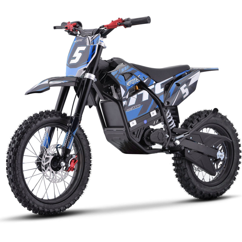 MotoTec Pro 60V/15.6Ah 2000W Lithium Electric Dirt Bike