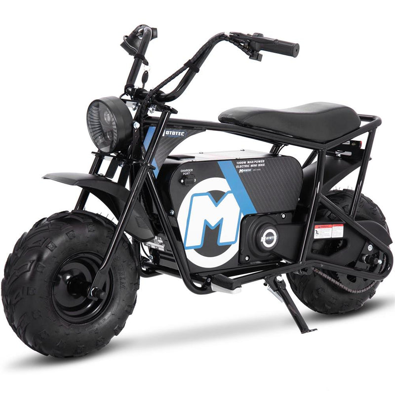 MotoTec 48V/12Ah 1000W Electric Mini Bike