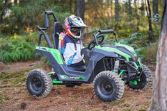 MotoTec Raider 48V/12Ah 1200W Full Suspension Kids Electric UTV