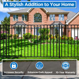 Aleko 2-Panel Fence Kit – MADRID Style – 8x5 ft. Each
