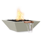 The Outdoor Plus Maya Concrete Fire & Water Bowl plus Free Cover