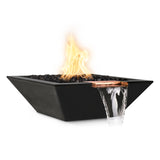 The Outdoor Plus Maya Concrete Fire & Water Bowl plus Free Cover