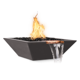 The Outdoor Plus Maya Concrete Fire & Water Bowl plus Free Cover