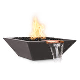 The Outdoor Plus Maya Concrete Fire & Water Bowl plus Free Cover