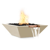 The Outdoor Plus Maya Concrete Fire & Water Bowl plus Free Cover