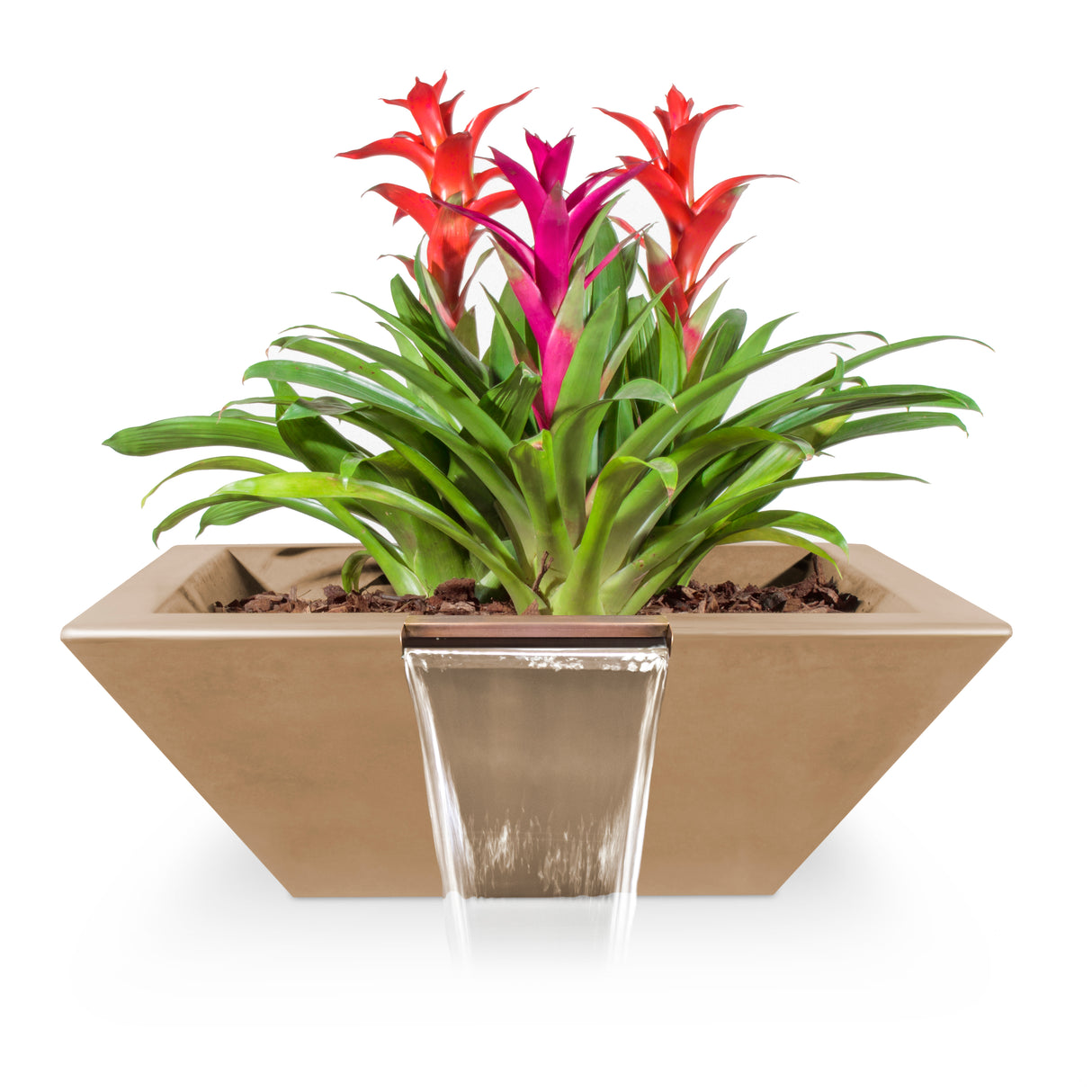 The Outdoor Plus Maya Concrete Planter Bowl with Water
