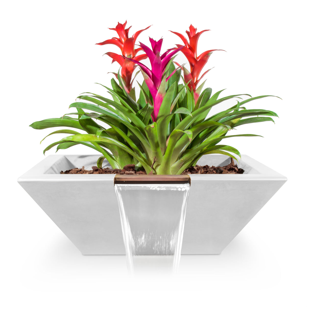 The Outdoor Plus Maya Concrete Planter Bowl with Water