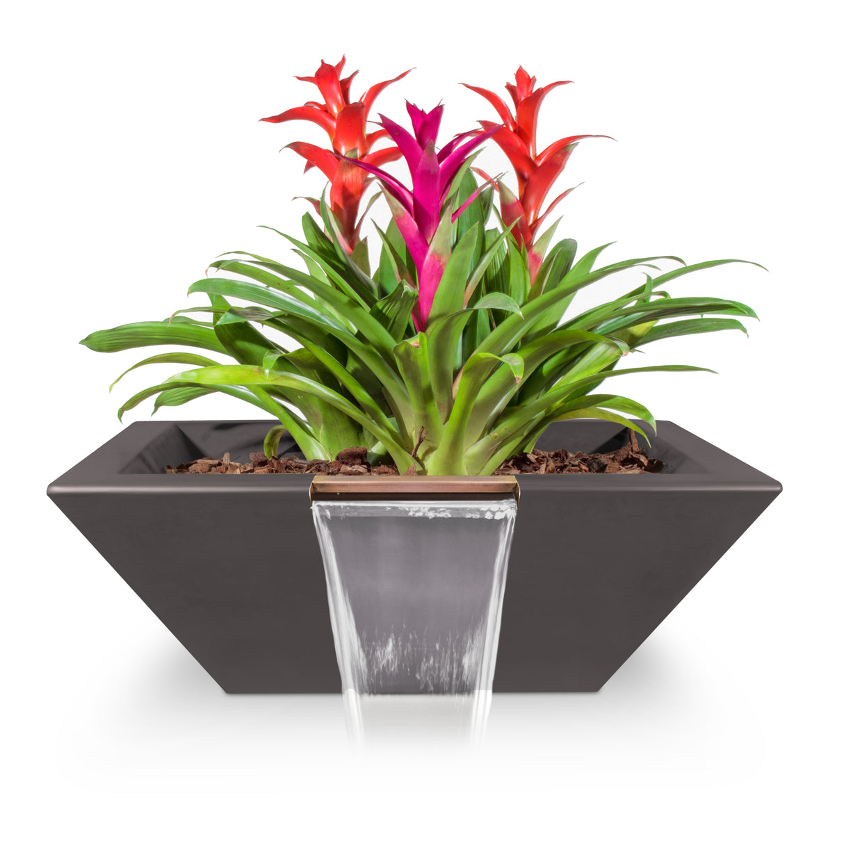 The Outdoor Plus Maya Concrete Planter Bowl with Water