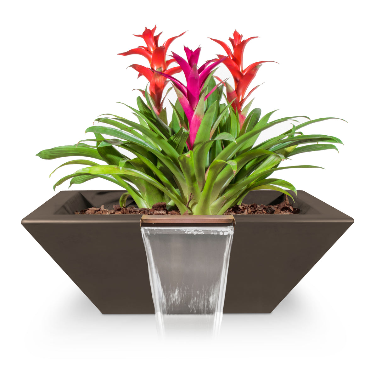 The Outdoor Plus Maya Concrete Planter Bowl with Water