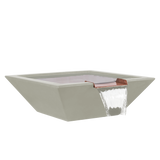 The Outdoor Plus Maya Concrete Water Bowl plus Free Cover