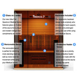 Medical 7 Ultra Full-Spectrum 3 Person Sauna