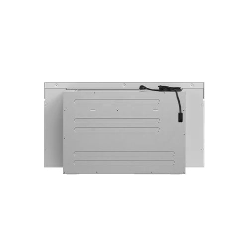 FORNO Espresso Capoliveri 30" 1.2 cu. ft. Built-In Microwave Drawer in White with Antique Brass Handles, FMWDR3000-30WHT