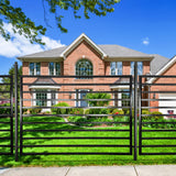 Aleko Steel Fence – MILAN Style – 8x5 ft.