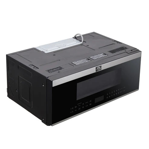 FORNO Padula 30" 1.2 cu. ft. 400 CFM Over The Range Microwave in Stainless Steel, FOTR3080-30