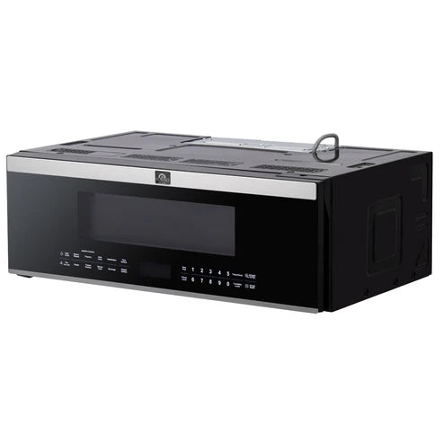 FORNO Padula 30" 1.2 cu. ft. 400 CFM Over The Range Microwave in Stainless Steel, FOTR3080-30