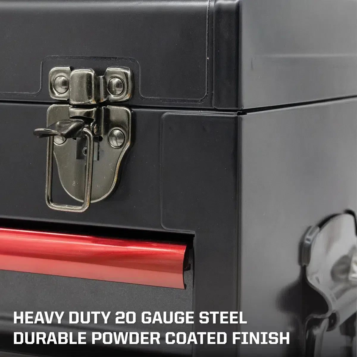 Boxo MotoBox | Ricky Carmichael 3-Drawer Portable Tool Box with 103-Piece Metric Motorcycle Tool Set