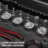 Boxo MotoBox | 103-Piece Metric Motorcycle Tool Set with 5-Drawer Hand Carry Tool Box