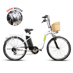 NAKTO Camel City Cruiser Step-Thru Electric Bicycle