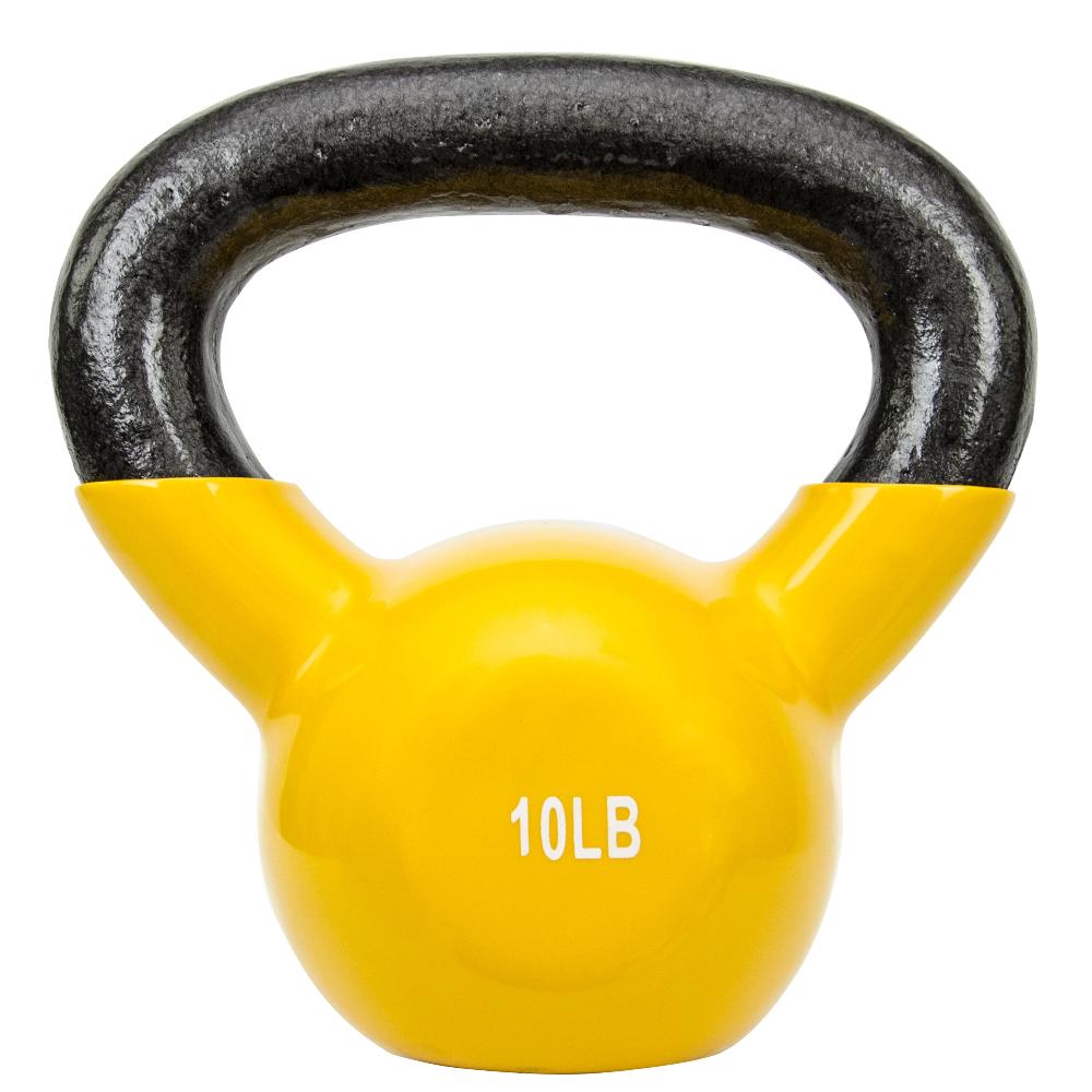 Sunny Health & Fitness  Strength™ Vinyl Coated Kettle Bells 5 - 25 lbs