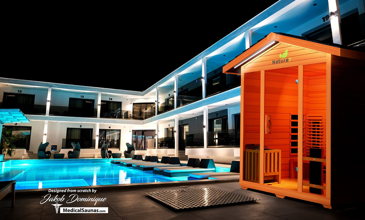 Medical Nature 7 Medical Sauna - Ultra Full Spectrum Outdoor Sauna