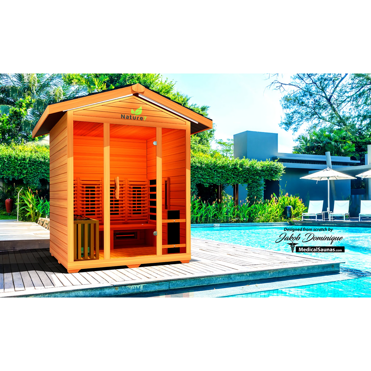 Medical Nature 7 V2 Outdoor Hybrid Sauna