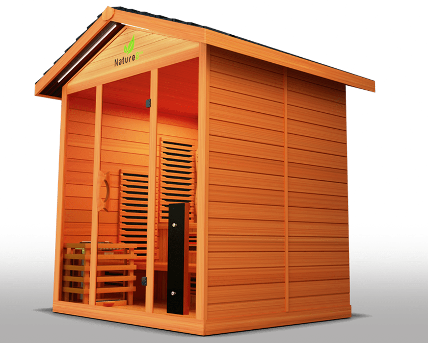 Medical Nature 8 Plus Medical Sauna - Indoor or Outdoor Sauna