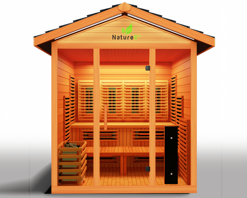 Medical Nature 8 Plus Medical Sauna - Indoor or Outdoor Sauna