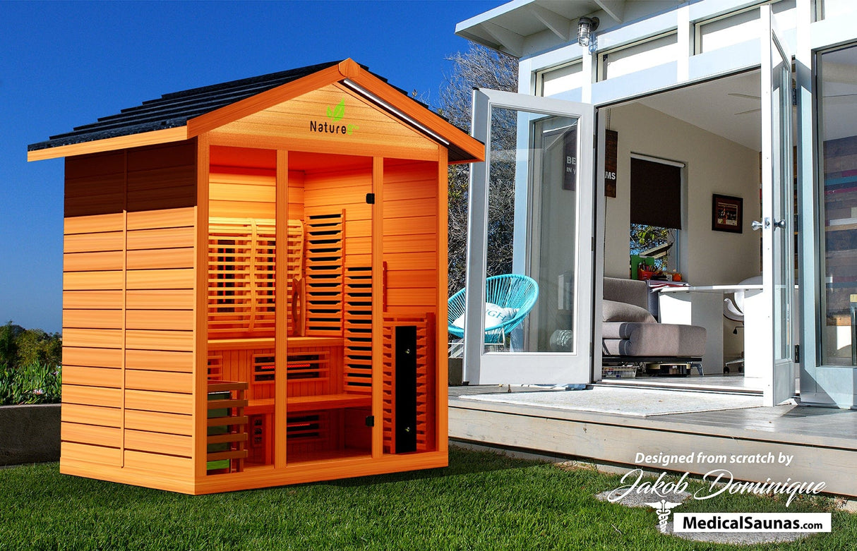 Medical Nature 8 Plus Medical Sauna - Indoor or Outdoor Sauna