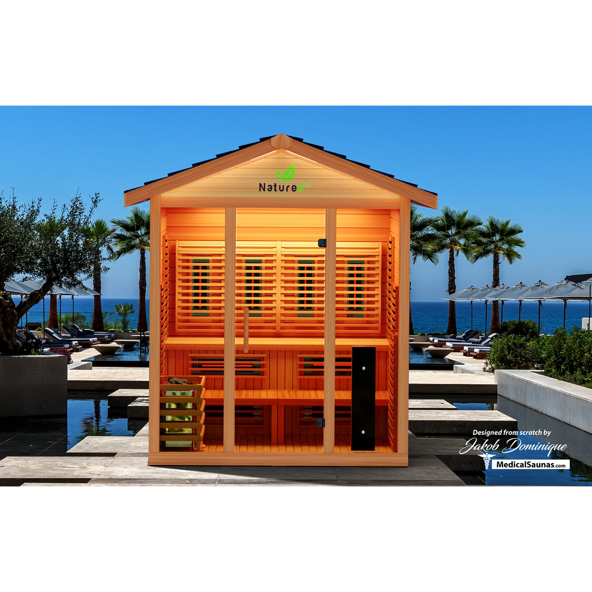 Medical Nature 8 V2 Outdoor Hybrid Sauna