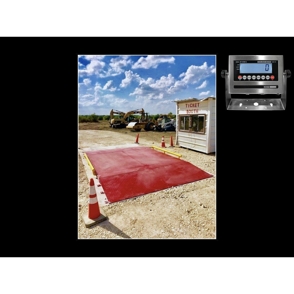 Prime Scales SL-934 10' x 10' Selleton Axle Truck Cargo Scale with 60,000 lbs Capacity Non-NTEP