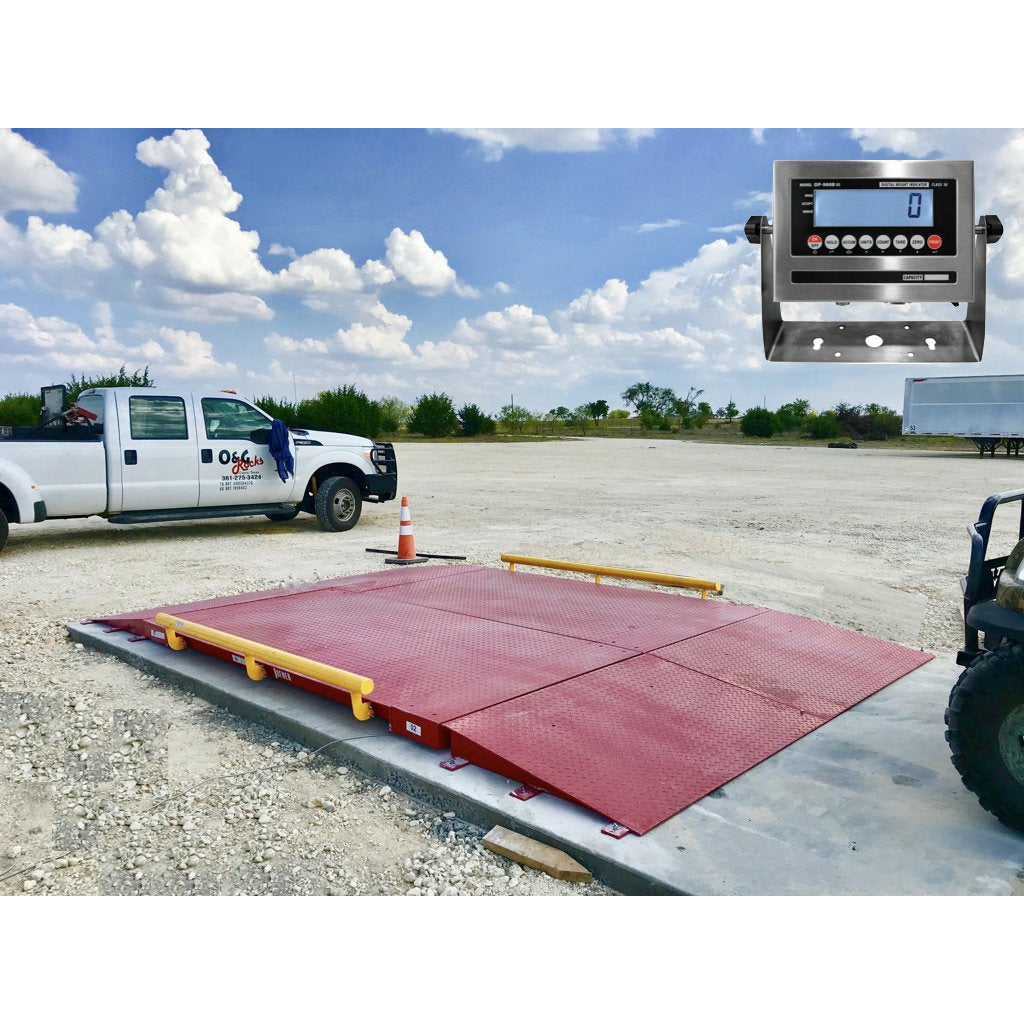 Prime Scales SL-934 15' x 10' Axle Selleton Truck Cargo Scale | 75,000 lbs Capacity