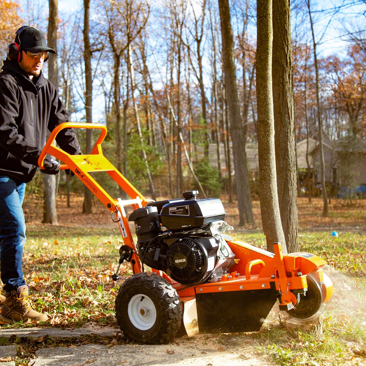 Detail K2 14 HP Commercial-Grade Stump Grinder - OPG777