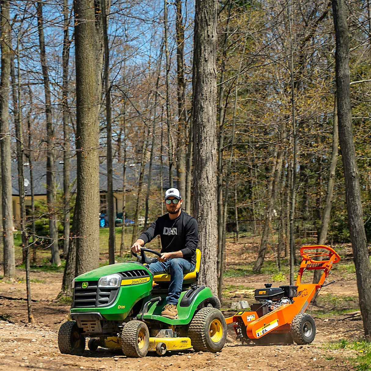 Detail K2 14 HP Commercial-Grade Stump Grinder with Electric Starter - OPG888E