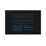 Boxo OSM Pro Series | 116" 9-Piece Professional Organized Storage Modules Build Out | 10-Drawers, 4-Cabinets