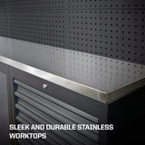 Boxo OSM Series | 104" 20-Piece Professional Organized Storage Modules Build Out | 10-Drawers, 7-Cabinets