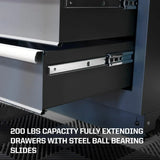 Boxo OSM Series | 104" 17-Piece Professional Organized Storage Modules Build Out | 11-Drawers, 6-Cabinets