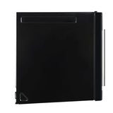 FORNO Fornace 30" 1.5 cu. ft. 300 CFM Over The Range Microwave in Black with Silver Accents, FOTR3038-30BLK