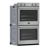 FORNO Vomero 30" 10 cu. ft. Built-In Double Electric Wall Oven in Stainless Steel, FBOEL1324-30