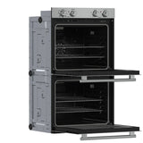 FORNO Vomero 30" 10 cu. ft. Built-In Double Electric Wall Oven in Stainless Steel, FBOEL1324-30