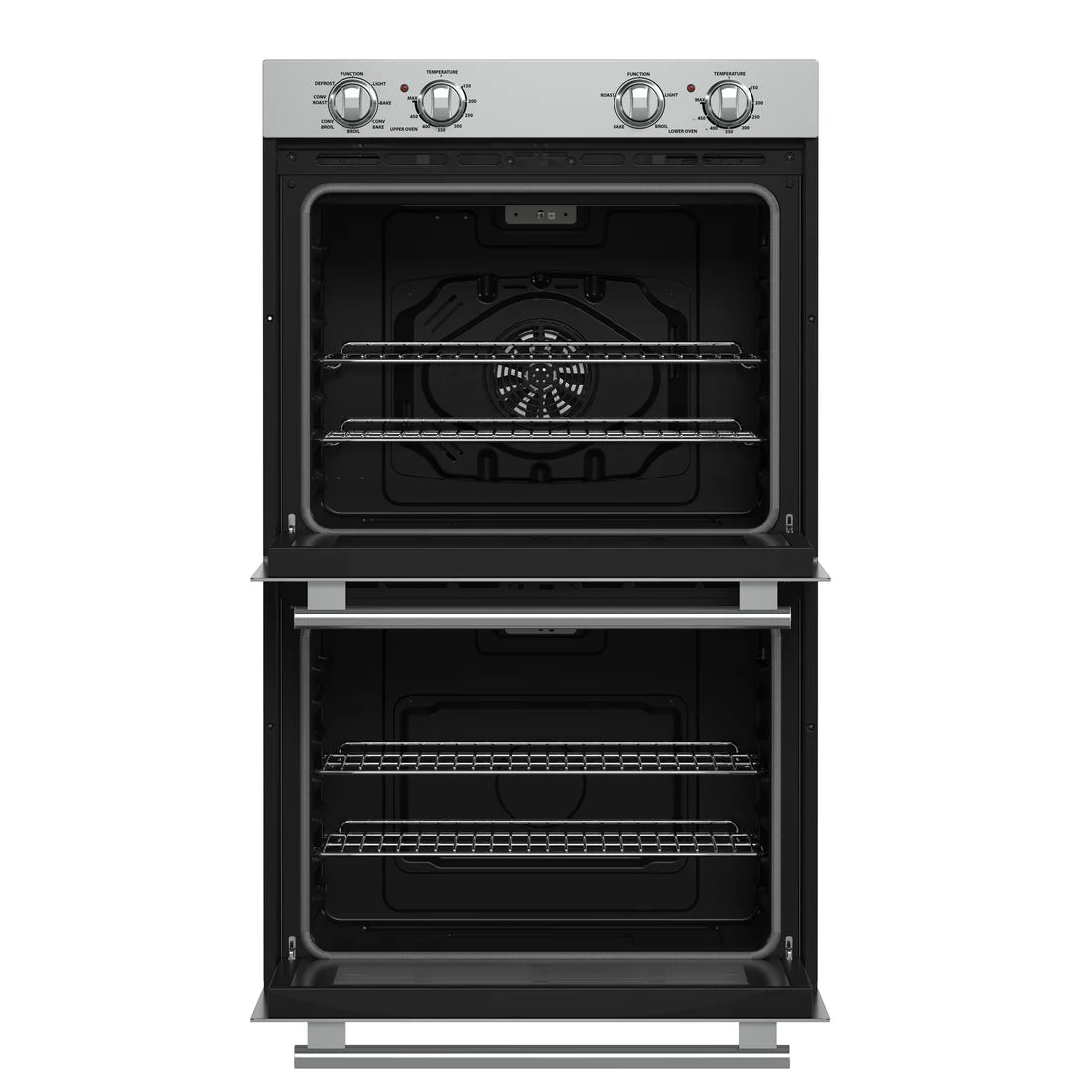 FORNO Vomero 30" 10 cu. ft. Built-In Double Electric Wall Oven in Stainless Steel, FBOEL1324-30
