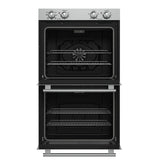 FORNO Vomero 30" 10 cu. ft. Built-In Double Electric Wall Oven in Stainless Steel, FBOEL1324-30